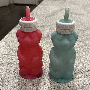 Legendairy Milk Honey Bear Straw Cup Silicone for Babies Set of 2